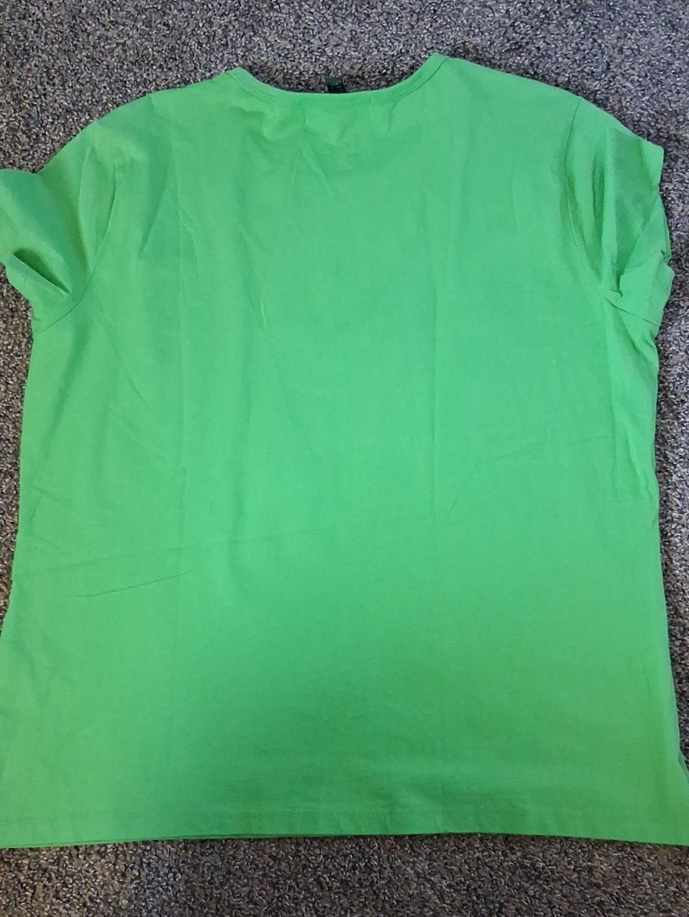Vintage LRL Lauren Ralph Lauren Active Lime Neon Green Embroidered Shirt XL - Picture 6 of 6